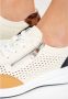 Cesare Gaspari Platform Leren Sneakers Bruin Multicolor Dames - Thumbnail 5