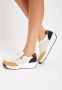 Cesare Gaspari Platform Leren Sneakers Bruin Multicolor Dames - Thumbnail 6