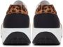 Cesare Gaspari Platform Leren Sneakers Bruin Multicolor Dames - Thumbnail 9