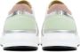 Cesare Gaspari Platform Leren Sneakers Wit Multicolor Dames - Thumbnail 7