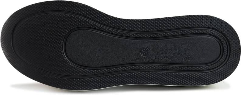 Cesare Gaspari Platform Leren Sneakers Wit Multicolor Dames