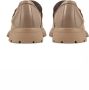 Cesare Gaspari Platform Loafers Beige Leer Beige Dames - Thumbnail 4