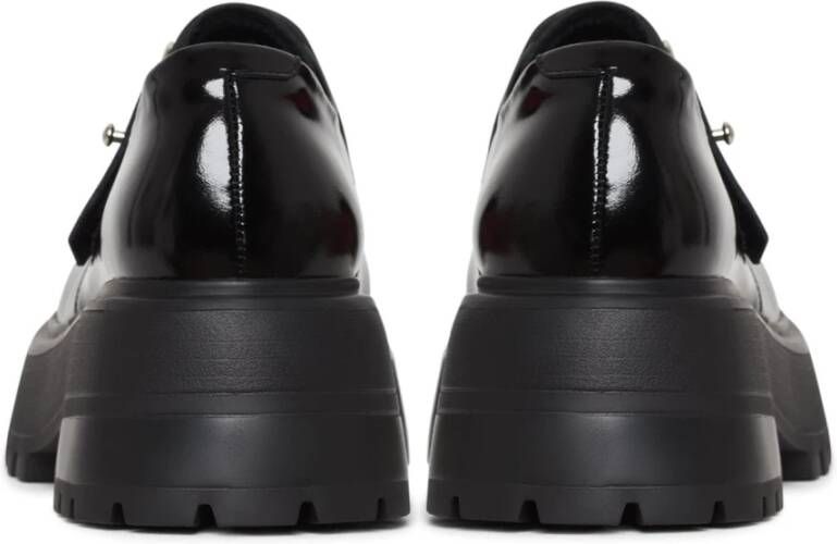 Cesare Gaspari Platform Loafers Black Dames