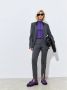 Cesare Gaspari Platform Loafers Violet Purple Dames - Thumbnail 2