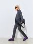 Cesare Gaspari Platform Loafers Violet Purple Dames - Thumbnail 9