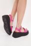 Cesare Gaspari Platform Sandalen Fuchsia Pink Dames - Thumbnail 8