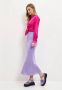 Cesare Gaspari Platform Sandalen Lila Purple Dames - Thumbnail 2