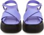 Cesare Gaspari Platform Sandalen Lila Purple Dames - Thumbnail 7