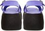 Cesare Gaspari Platform Sandalen Lila Purple Dames - Thumbnail 9