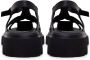 Cesare Gaspari Platform Sandalen Zwart Black Dames - Thumbnail 6
