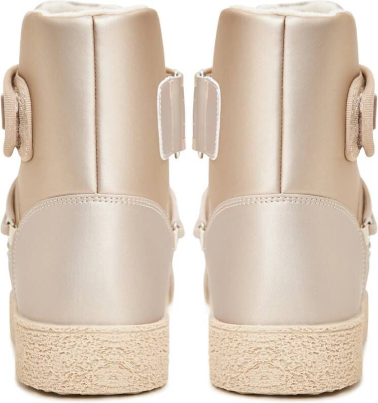 Cesare Gaspari Platform Winterlaarzen Beige Dames