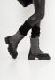 Cesare Gaspari Elegante Veterschoenen Enkellaarsjes Grijs Gray Dames - Thumbnail 10
