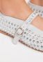 Cesare Gaspari Rhinestones Leren Ballerina's Zilver Gray Dames - Thumbnail 11