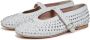 Cesare Gaspari Rhinestones Leren Ballerina's Zilver Gray Dames - Thumbnail 3