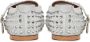 Cesare Gaspari Rhinestones Leren Ballerina's Zilver Gray Dames - Thumbnail 6