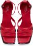 Cesare Gaspari Rode Blokhak Sandalen Red Dames - Thumbnail 4