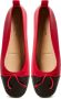 Cesare Gaspari Rode Leren Ballerina's Mila Red Dames - Thumbnail 5