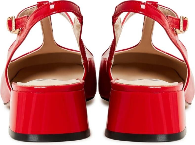 Cesare Gaspari Rode Slingback Pumps Irina Red Dames