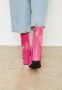 Cesare Gaspari Roze Leren Blokhak Enkellaarzen Pink Dames - Thumbnail 13