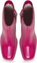 Cesare Gaspari Roze Leren Blokhak Enkellaarzen Pink Dames - Thumbnail 8