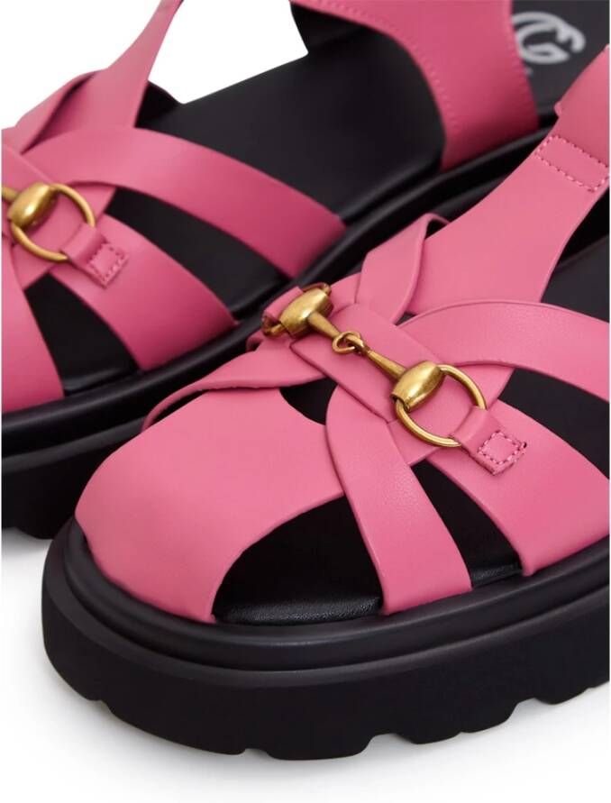 Cesare Gaspari Roze Plateau Sandalen Stijlvol Comfort Pink Dames