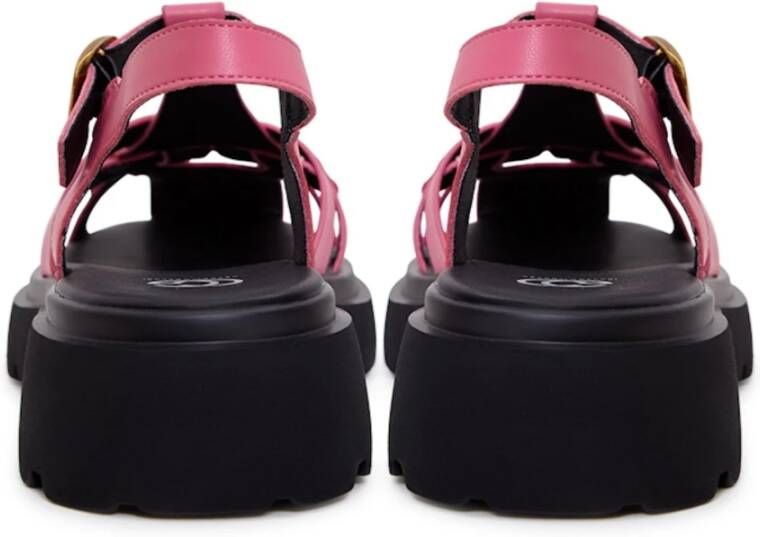 Cesare Gaspari Roze Plateau Sandalen Stijlvol Comfort Pink Dames