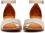 Cesare Gaspari Sandalen met blokhak Beige Dames - Thumbnail 4