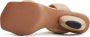 Cesare Gaspari Block Heeled Sandals Isla Beige Dames - Thumbnail 2