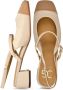 Cesare Gaspari Slingback Blokhakken Pumps Marisol Lichtbeige - Thumbnail 2