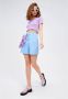 Cesare Gaspari Stijlvolle Blokhak Sandalen Lila Purple Dames - Thumbnail 2
