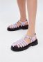 Cesare Gaspari Stijlvolle Blokhak Sandalen Lila Purple Dames - Thumbnail 5