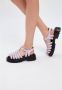 Cesare Gaspari Stijlvolle Blokhak Sandalen Lila Purple Dames - Thumbnail 8