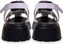 Cesare Gaspari Stijlvolle Blokhak Sandalen Lila Purple Dames - Thumbnail 16