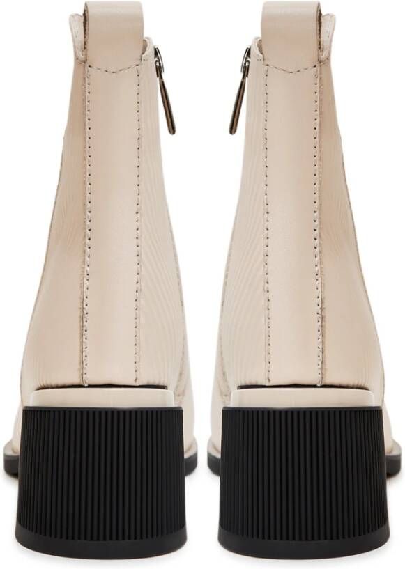 Cesare Gaspari Stijlvolle Enkellaarsjes Beige Dames