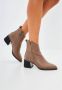 Cesare Gaspari Stijlvolle Enkellaarzen Bruin Brown Dames - Thumbnail 10