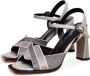 Cesare Gaspari Stijlvolle Hoge Hak Sandalen Gray Dames - Thumbnail 2