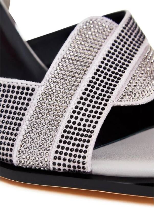 Cesare Gaspari Stijlvolle Hoge Hak Sandalen Gray Dames