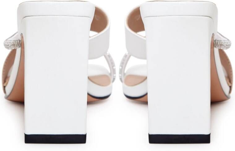 Cesare Gaspari Stijlvolle hoge hak sandalen White Dames