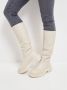 Cesare Gaspari Kniehoge lederen laarzen Beige Dames - Thumbnail 14