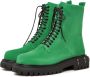 Cesare Gaspari Veterlaarzen met dikke zool Groen Green Dames - Thumbnail 2