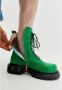 Cesare Gaspari Veterlaarzen met dikke zool Groen Green Dames - Thumbnail 8