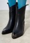 Cesare Gaspari Stijlvolle Leren Cowboy Laarzen Black Dames - Thumbnail 12