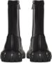 Cesare Gaspari Stijlvolle Leren Enkellaarzen Black Dames - Thumbnail 7