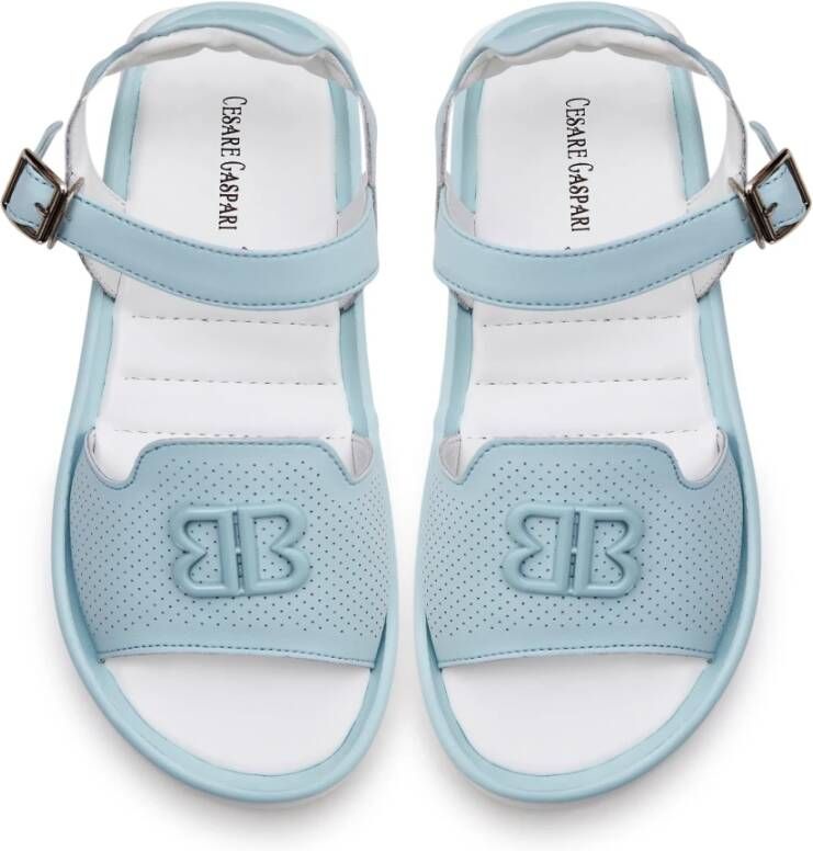 Cesare Gaspari Stijlvolle Plateau Sandalen Blue Dames