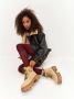 Cesare Gaspari Stijlvolle Platform Enkellaarzen Beige Dames - Thumbnail 8