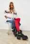 Cesare Gaspari Elegante Platform Enkellaarzen Zwart Black Dames - Thumbnail 11