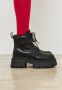 Cesare Gaspari Elegante Platform Enkellaarzen Zwart Black Dames - Thumbnail 7