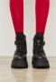 Cesare Gaspari Elegante Platform Enkellaarzen Zwart Black Dames - Thumbnail 8