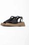 Cesare Gaspari Stijlvolle Platform Sandalen Black Dames - Thumbnail 2