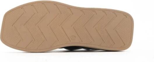 Cesare Gaspari Stijlvolle Platform Sandalen Black Dames